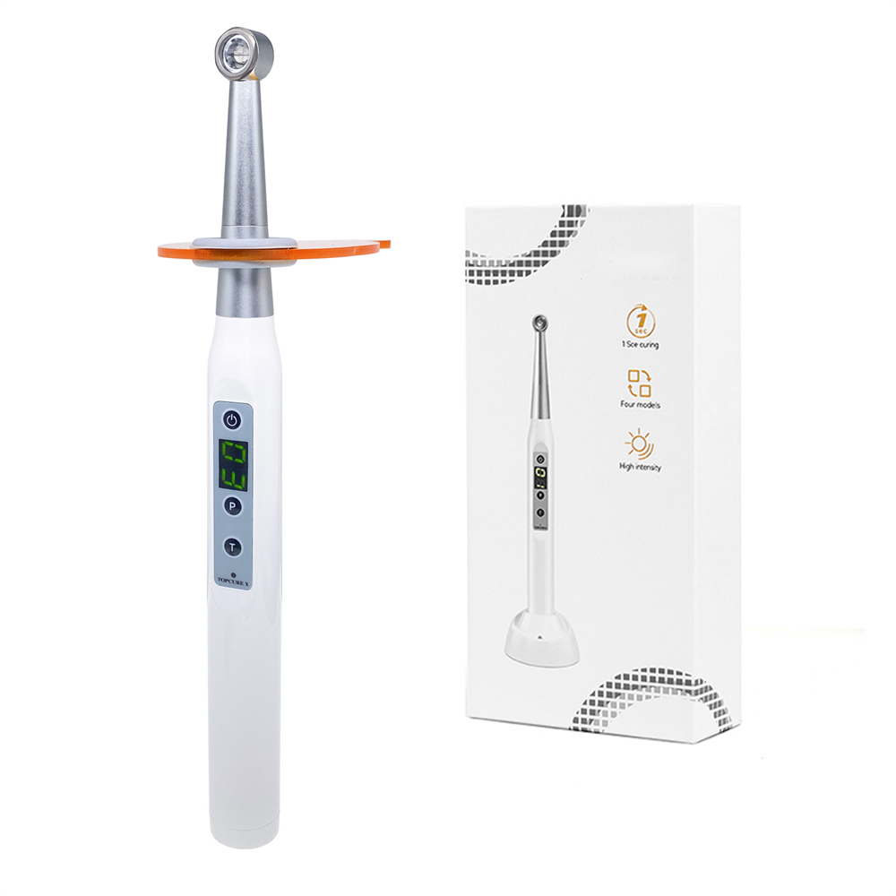 Dental 1 Second Curing Wireless LED Curing Light Lamp 2500mw/c㎡