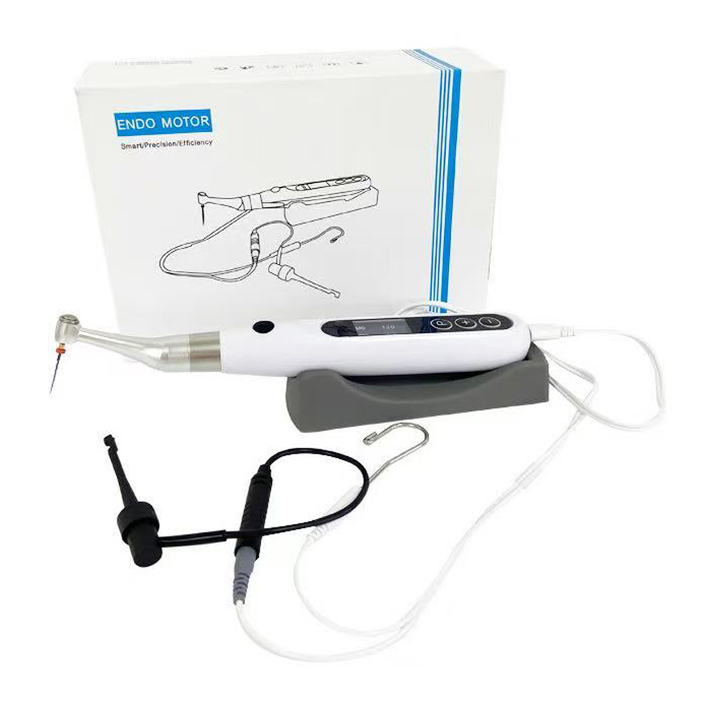 Dental Endodontic Motor with Apex Locator 2 in 1 Endo Motor 16:1 Contra Angel