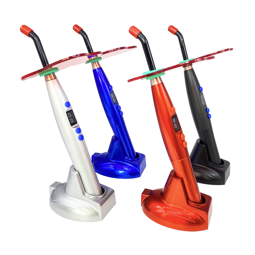5W Dental LED Curing Light Lamp Wireless Cordless Resin Cure Machine 1500mw/cm²