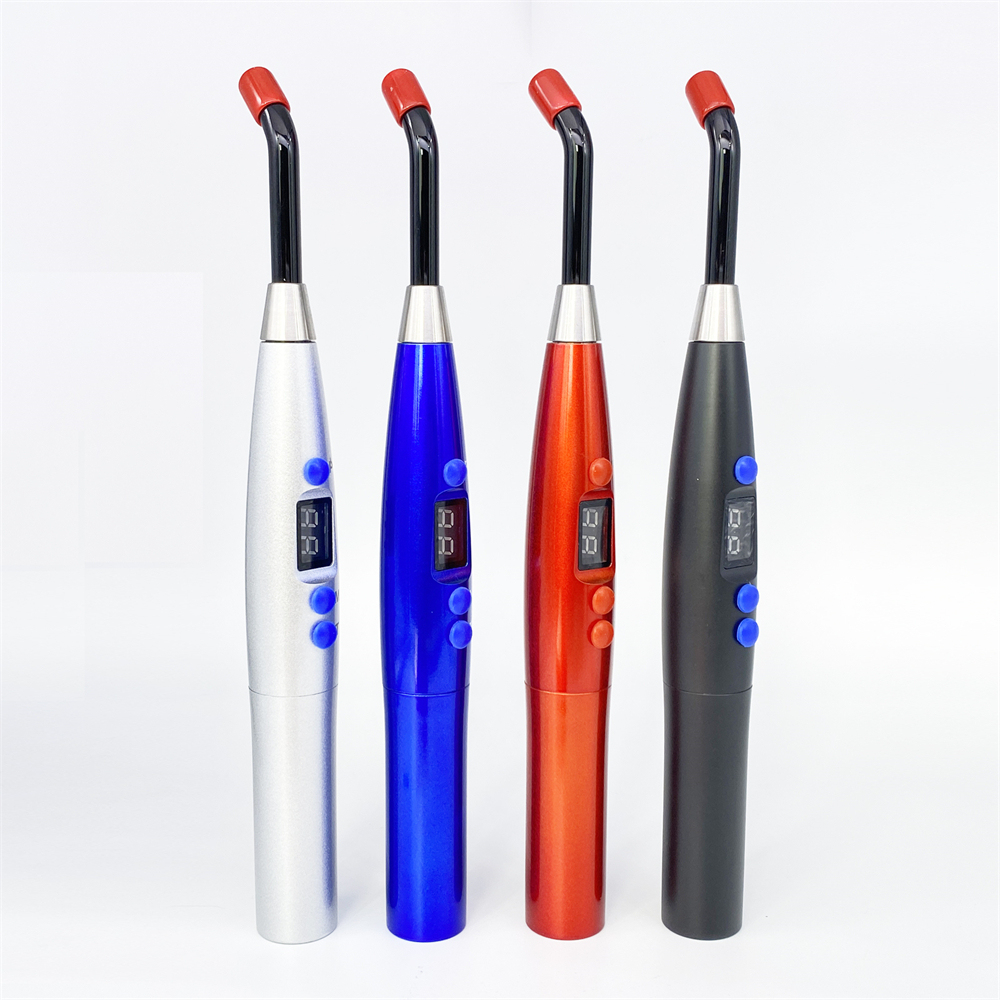 5W Dental LED Curing Light Lamp Wireless Cordless Resin Cure Machine 1500mw/cm²