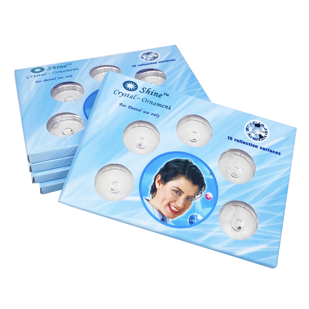 Dental Oral Teeth Diamond Tooth Gems Crystal Ornaments Jewelry 2.0mm 5Pcs/Pack