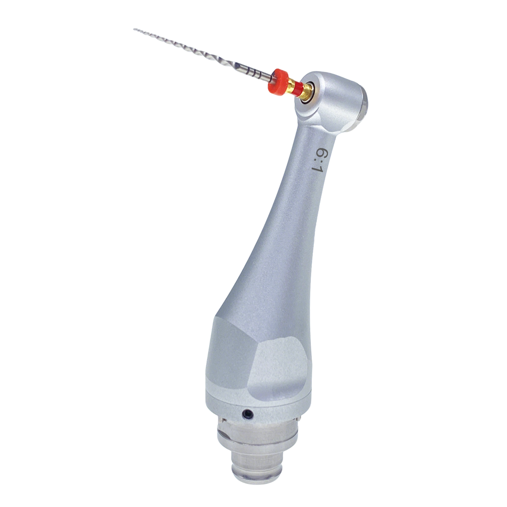Dental 6:1 Reduction Contra Angle Handpiece Head Push Button For fit WOODPECKER