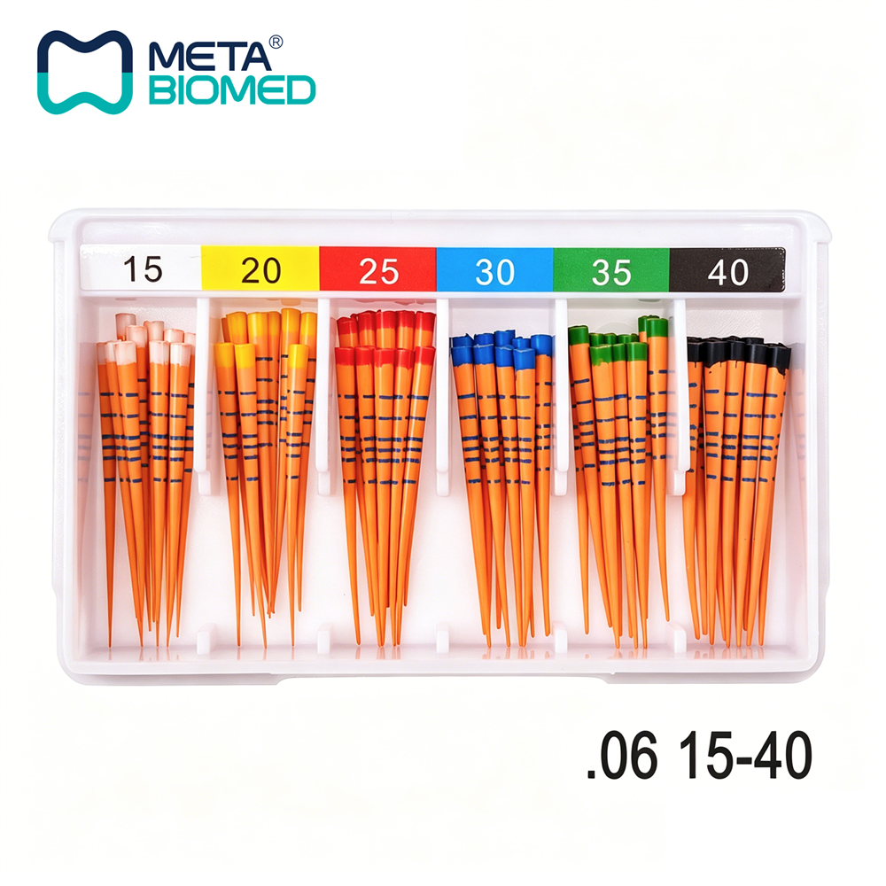 Meta Biomed Dental Endo Gutta Percha Points Taper .02/.04/.06 All Sizes #15 -#80