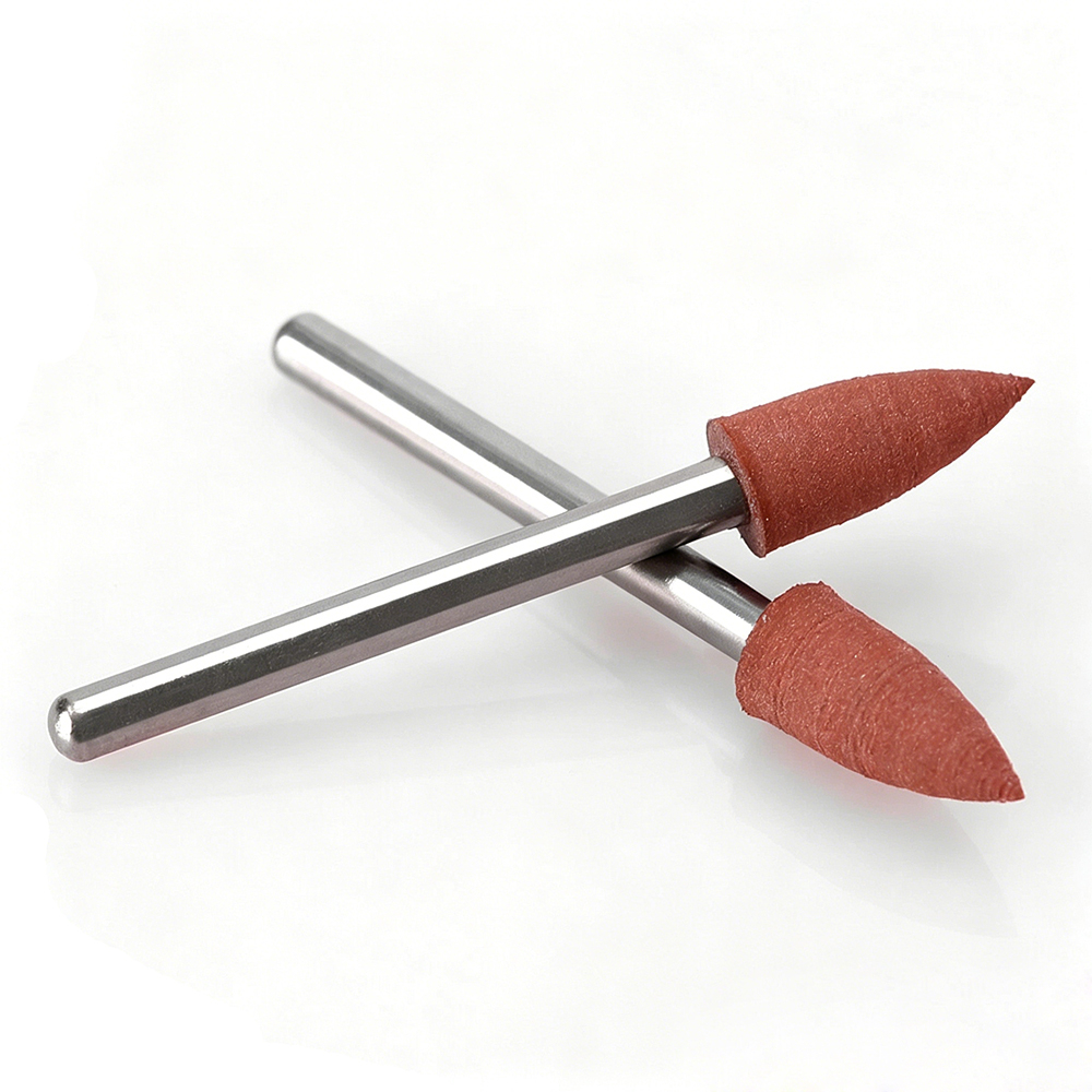 12pcs Dental Brownie Polishers Friction Grip FG Burs Mini Points 1.6mm