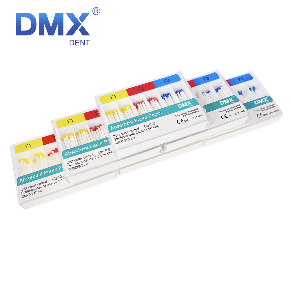 DMXDENT F1/F2/F3/F1-F3 Dental Endodontic Absorbent Paper Points Taper 0.06
