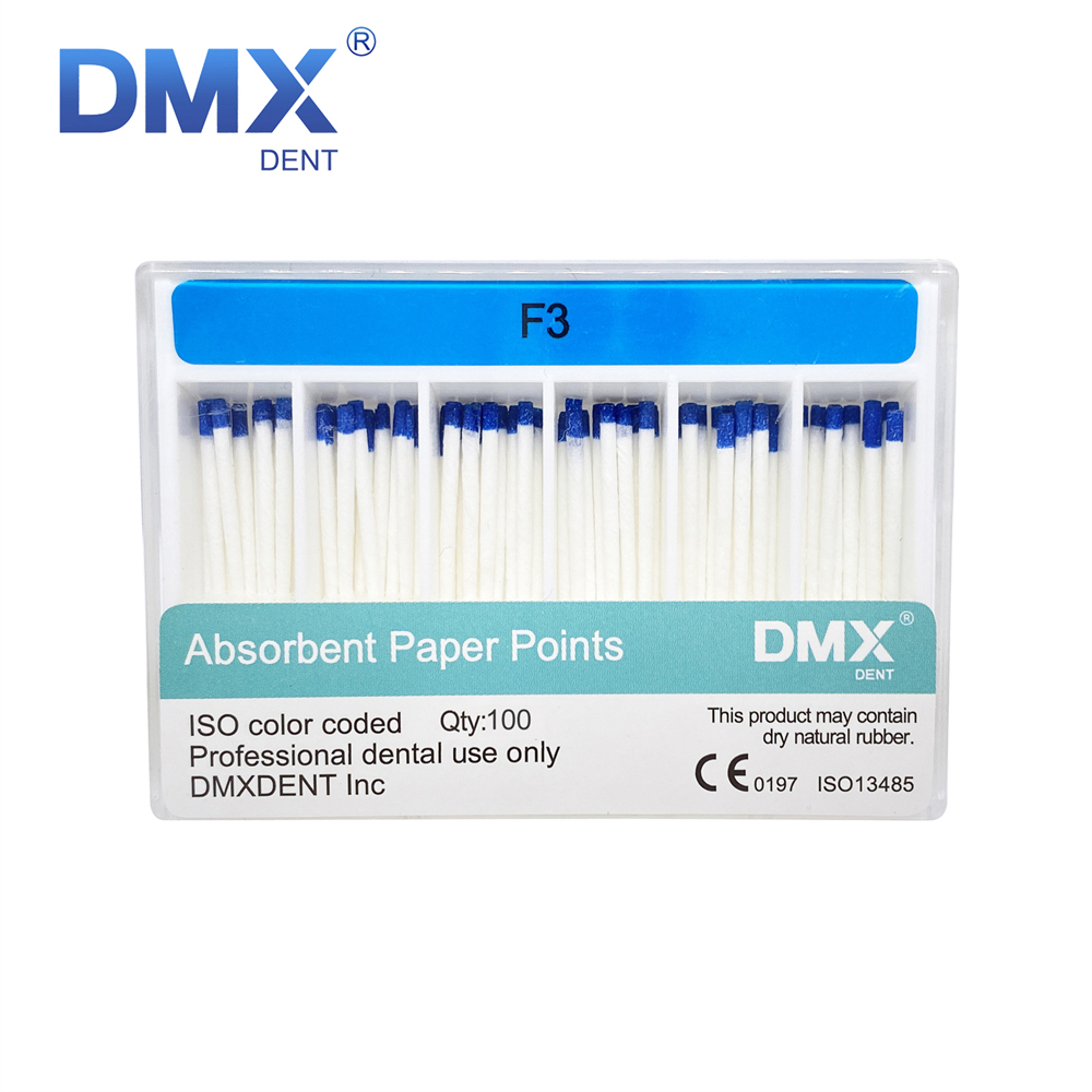 DMXDENT F1/F2/F3/F1-F3 Dental Endodontic Absorbent Paper Points Taper 0.06