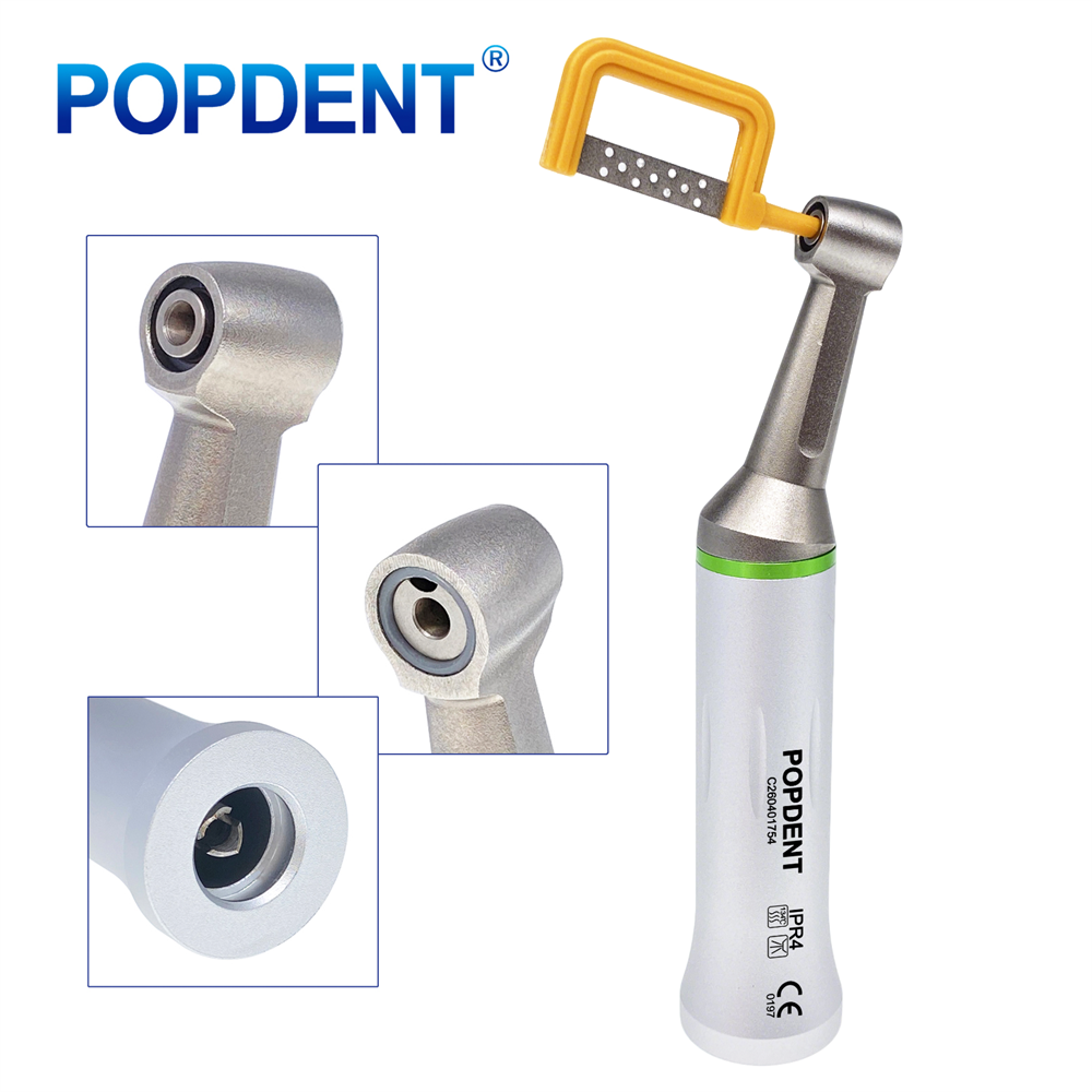 POPDENT Dental Ortho Contra Angle 4:1 Contra Angle Handpiece Interproximal Strip IPR Kit