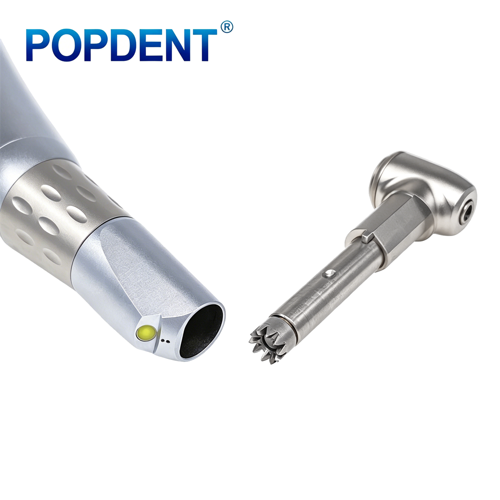 POPDENT K-E235 Dental 1:1 LED E-generator Low Speed Contra Angle Handpiece