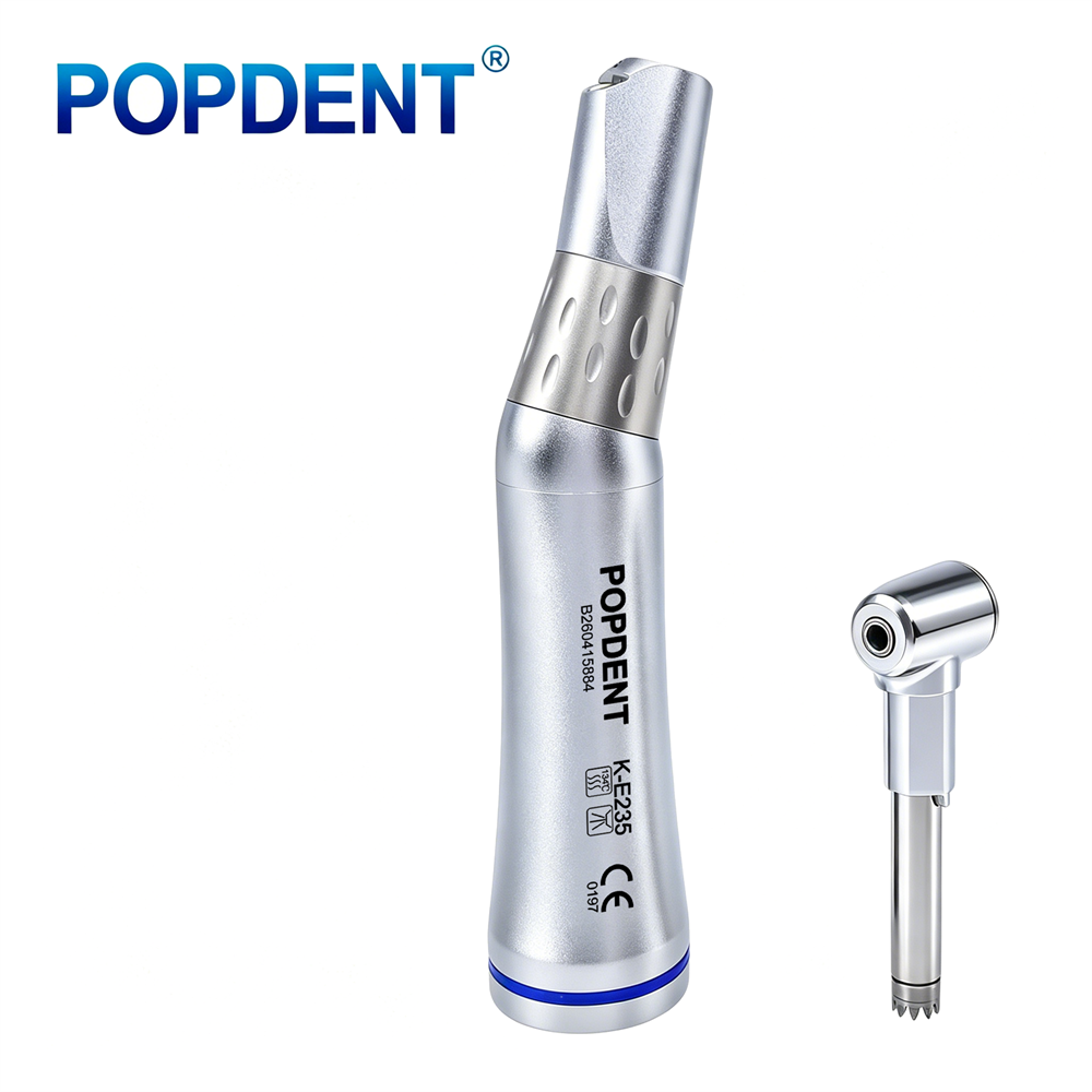 POPDENT K-E235 Dental 1:1 LED E-generator Low Speed Contra Angle Handpiece