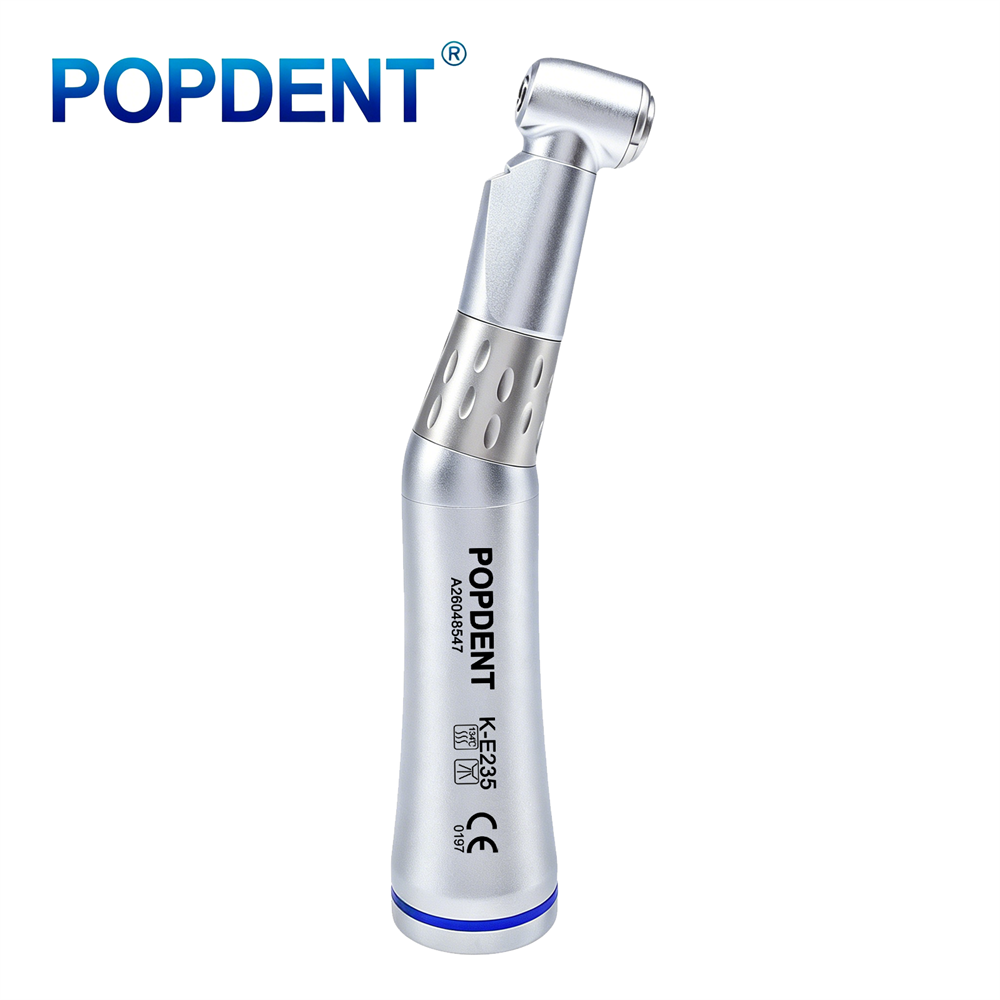 POPDENT K-E235 Dental 1:1 LED E-generator Low Speed Contra Angle Handpiece