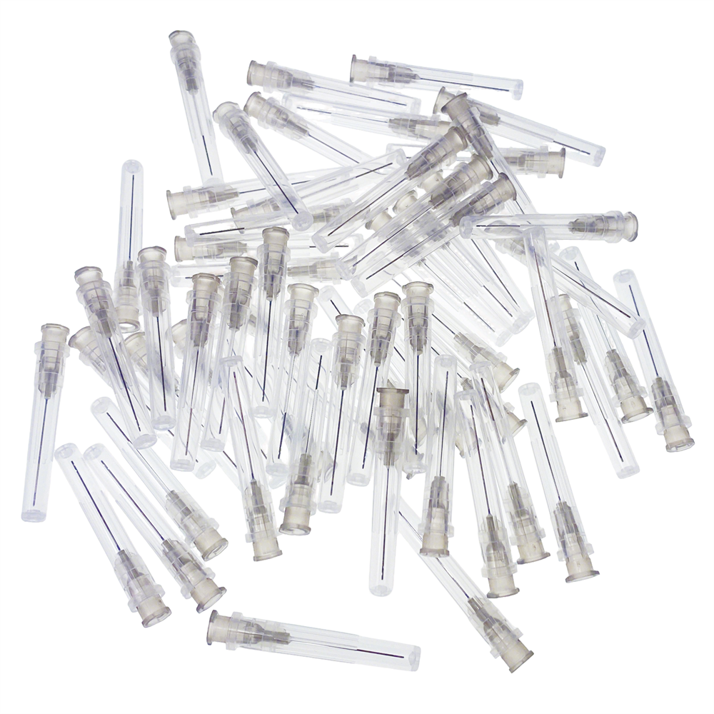 50Pcs Dental Endo Irrigation Needles 2-Side Holes End-Closed 25/27/30Ga Yellow