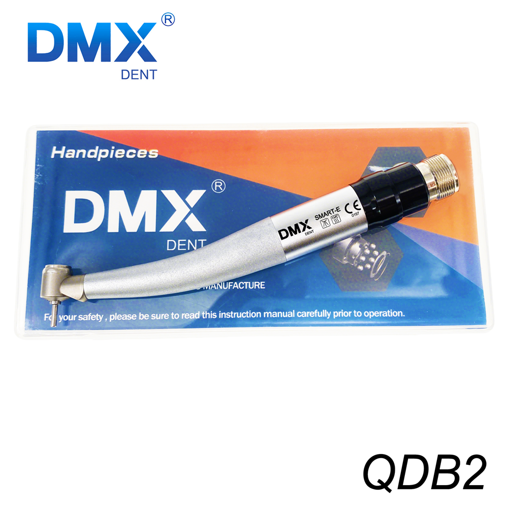 DMXDENT SMART-E QD Dental LED E-generator Pediatric Mini Head High Speed Handpiece Air Turbine with Quick Coupler 2/4Hole