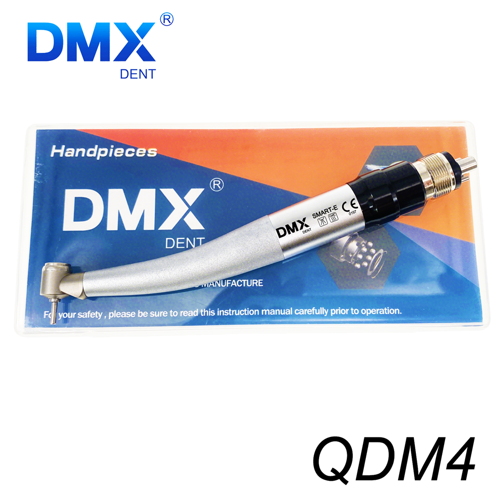 DMXDENT SMART-E QD Dental LED E-generator Pediatric Mini Head High Speed Handpiece Air Turbine with Quick Coupler 2/4Hole