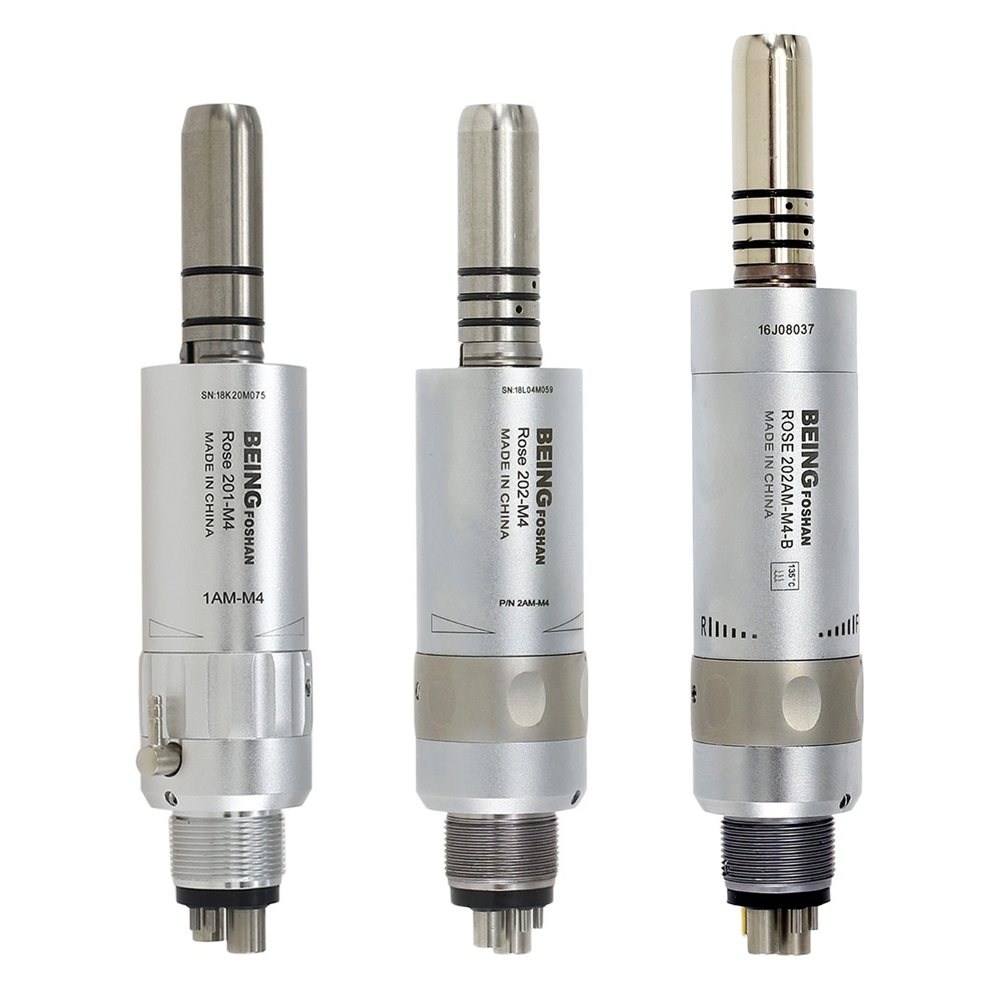 BEING Dental Air Motor 4/6 Hole Fiber Optic Slow Speed Handpiece E Type