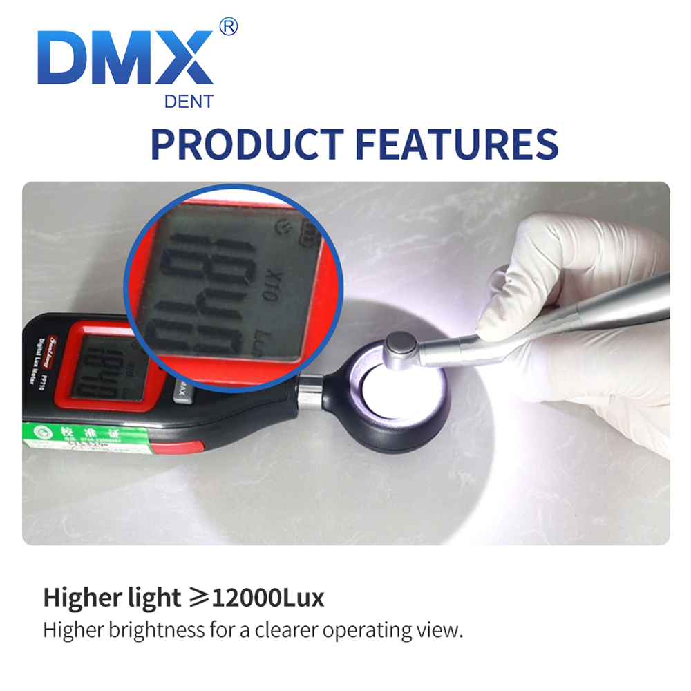 DMXDENT A16S-E ZTPB2/M4 Dental LED E-generator High Speed  Air Turbine Handpiece Free Retraction 4 Water Spray