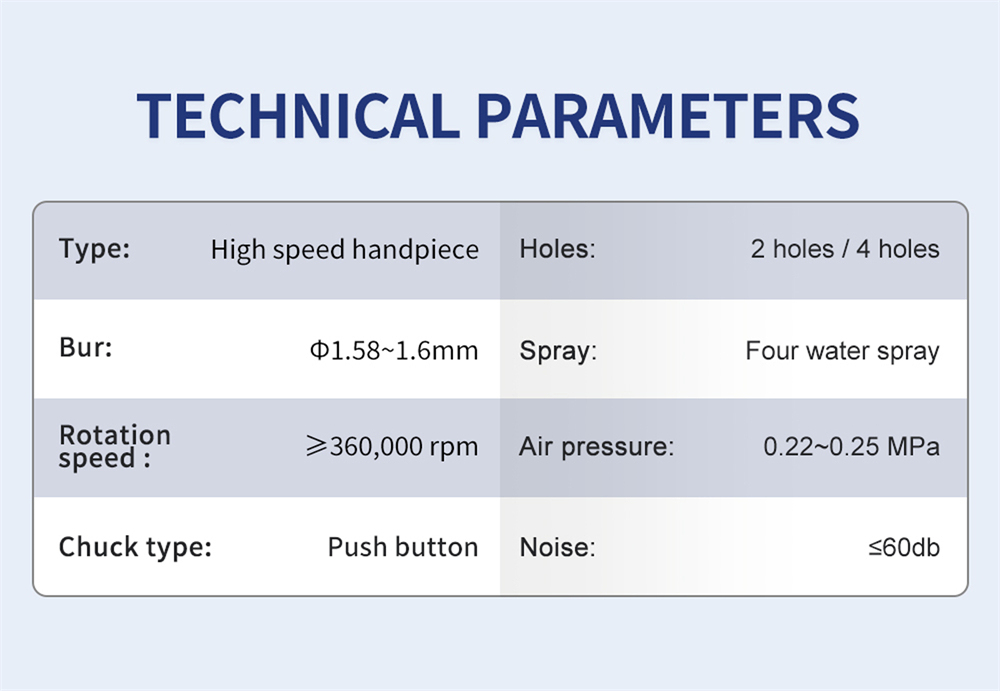 DMXDENT A16S-E ZTPB2/M4 Dental LED E-generator High Speed  Air Turbine Handpiece Free Retraction 4 Water Spray