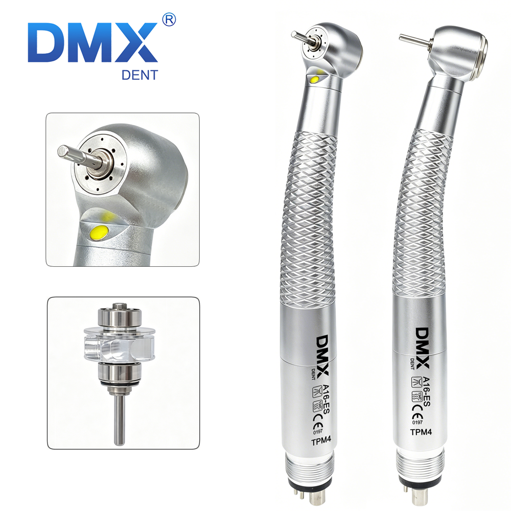 DMXDENT A16-ES TPB2 / TPM4 Dental LED E-generator High Speed Air Turbine Handpiece Fit COXO