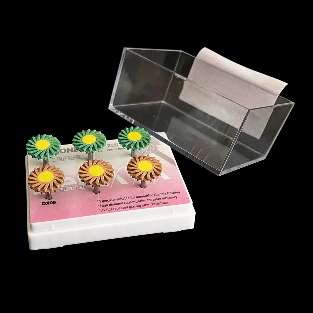 Dental Composite Polishing Wheel Kit 2-Step Polishing Diamond System RA Disc