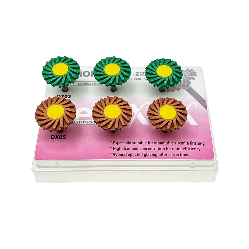 Dental Composite Polishing Wheel Kit 2-Step Polishing Diamond System RA Disc