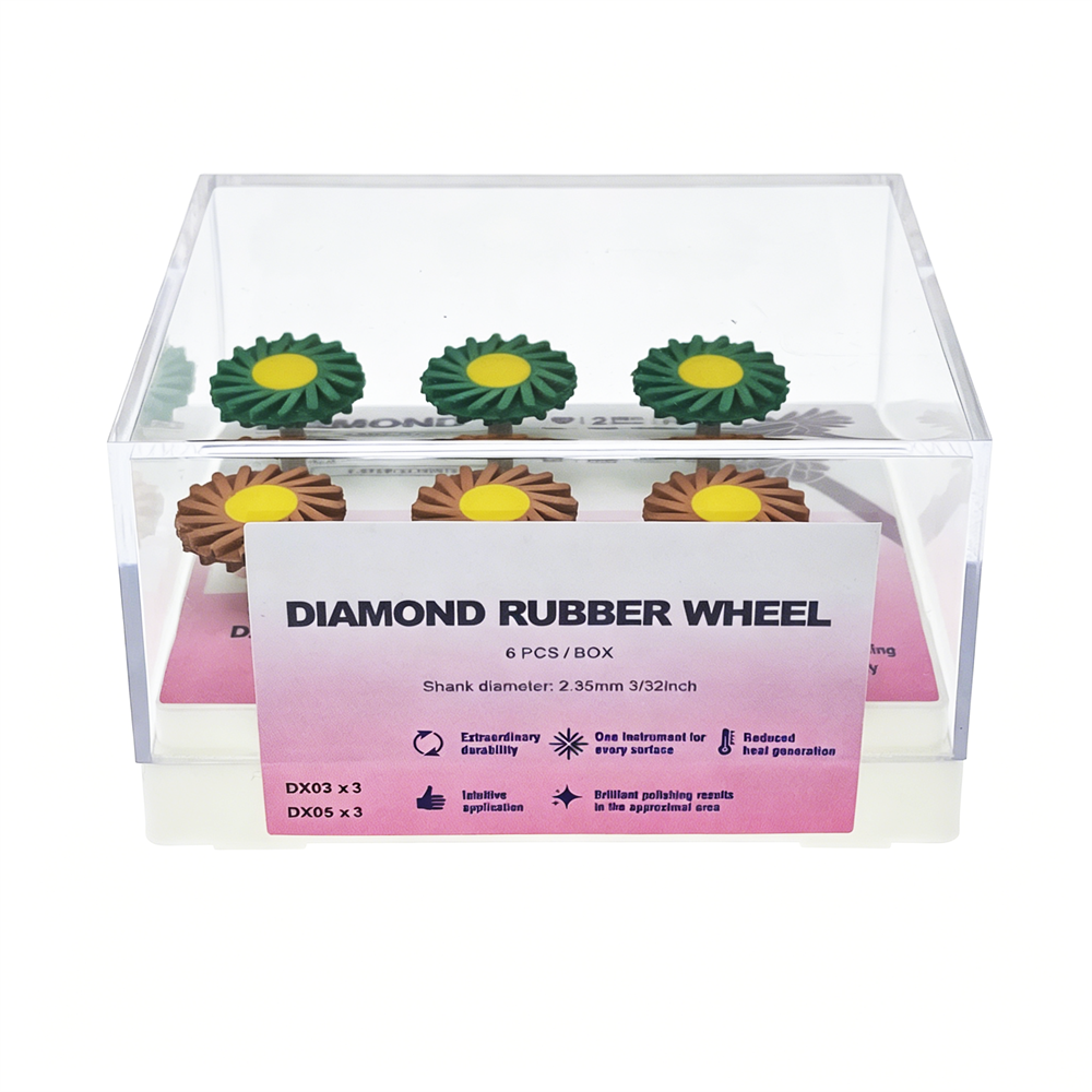 Dental Composite Polishing Wheel Kit 2-Step Polishing Diamond System RA Disc
