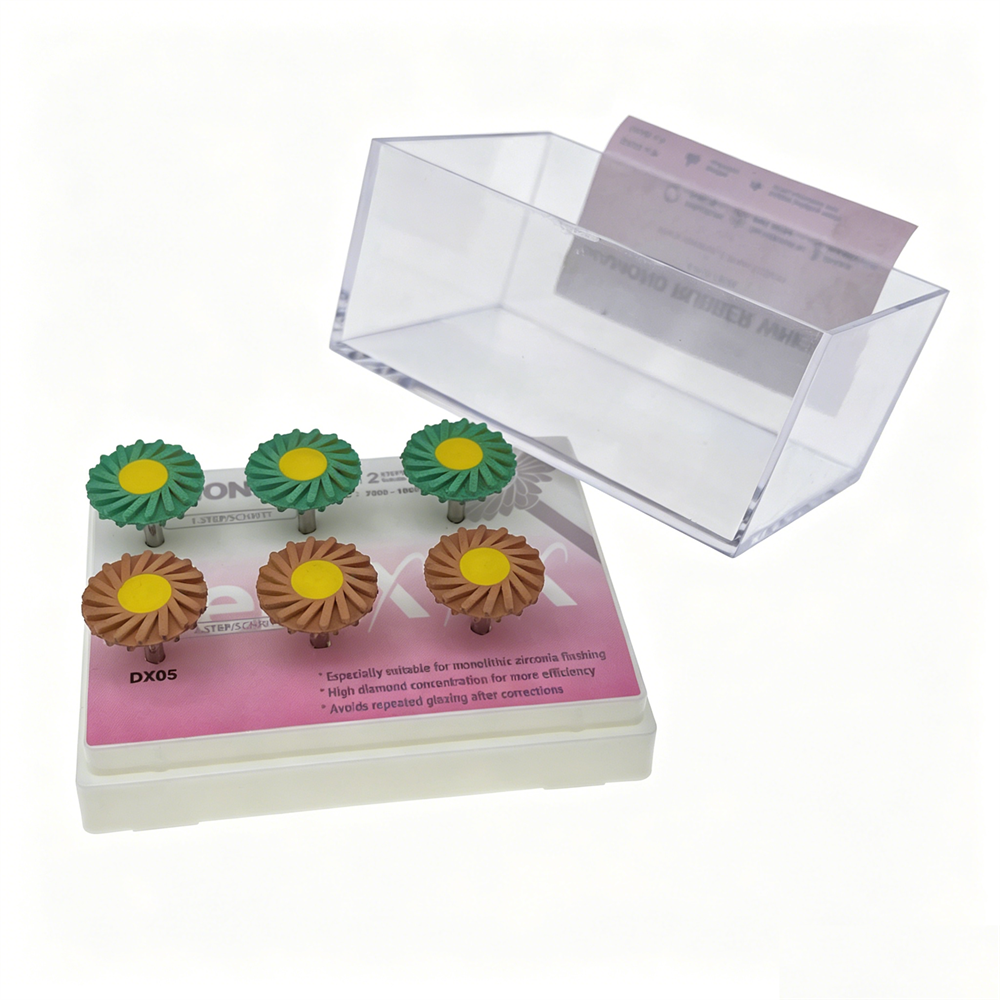 Dental Composite Polishing Wheel Kit 2-Step Polishing Diamond System RA Disc