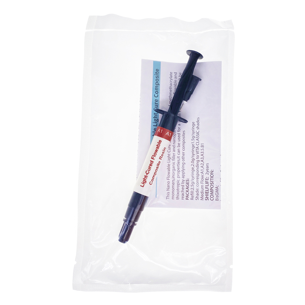 Dental Light Cure Flowable Composite Resin For Filling A1/A2/A3/A3.5