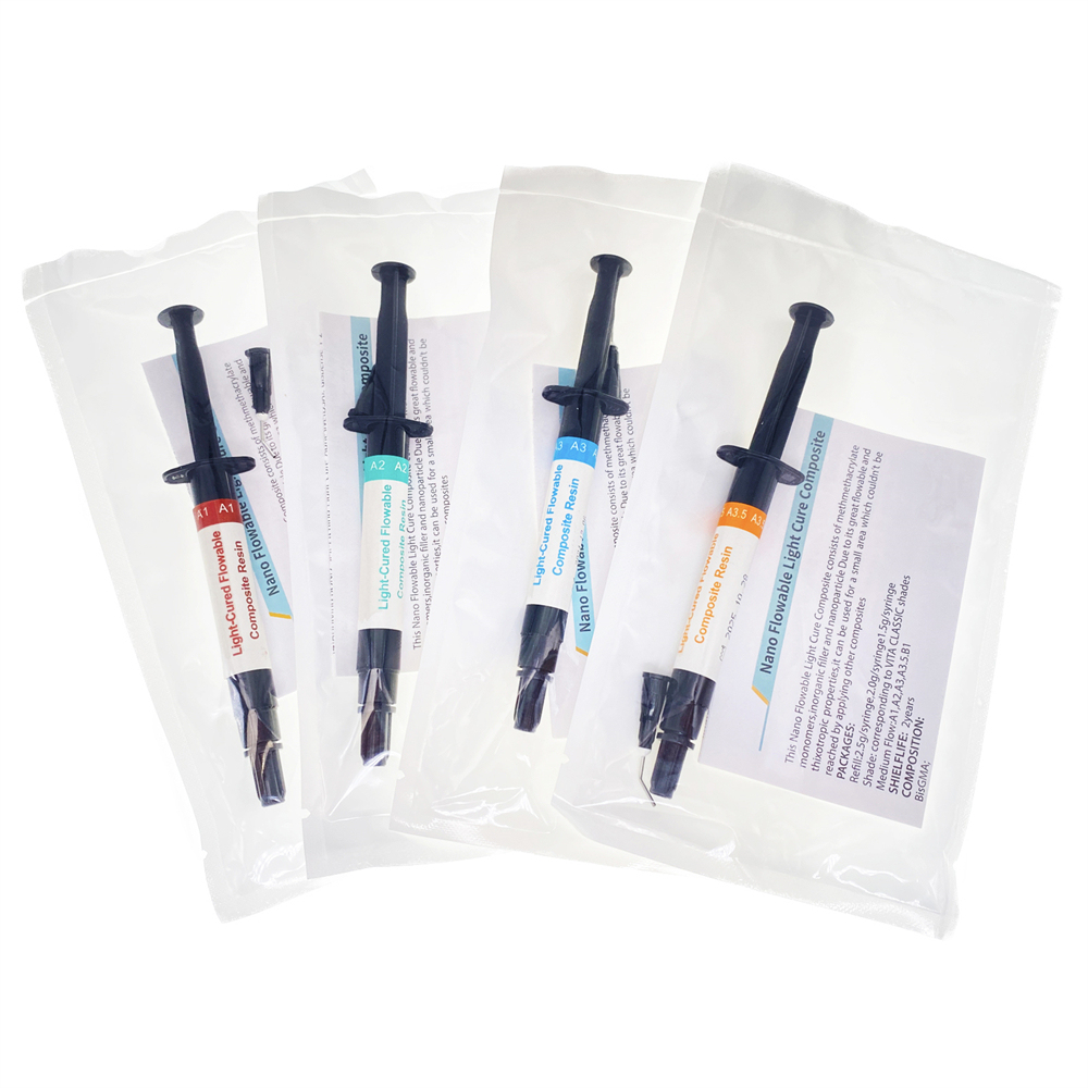 Dental Light Cure Flowable Composite Resin For Filling A1/A2/A3/A3.5