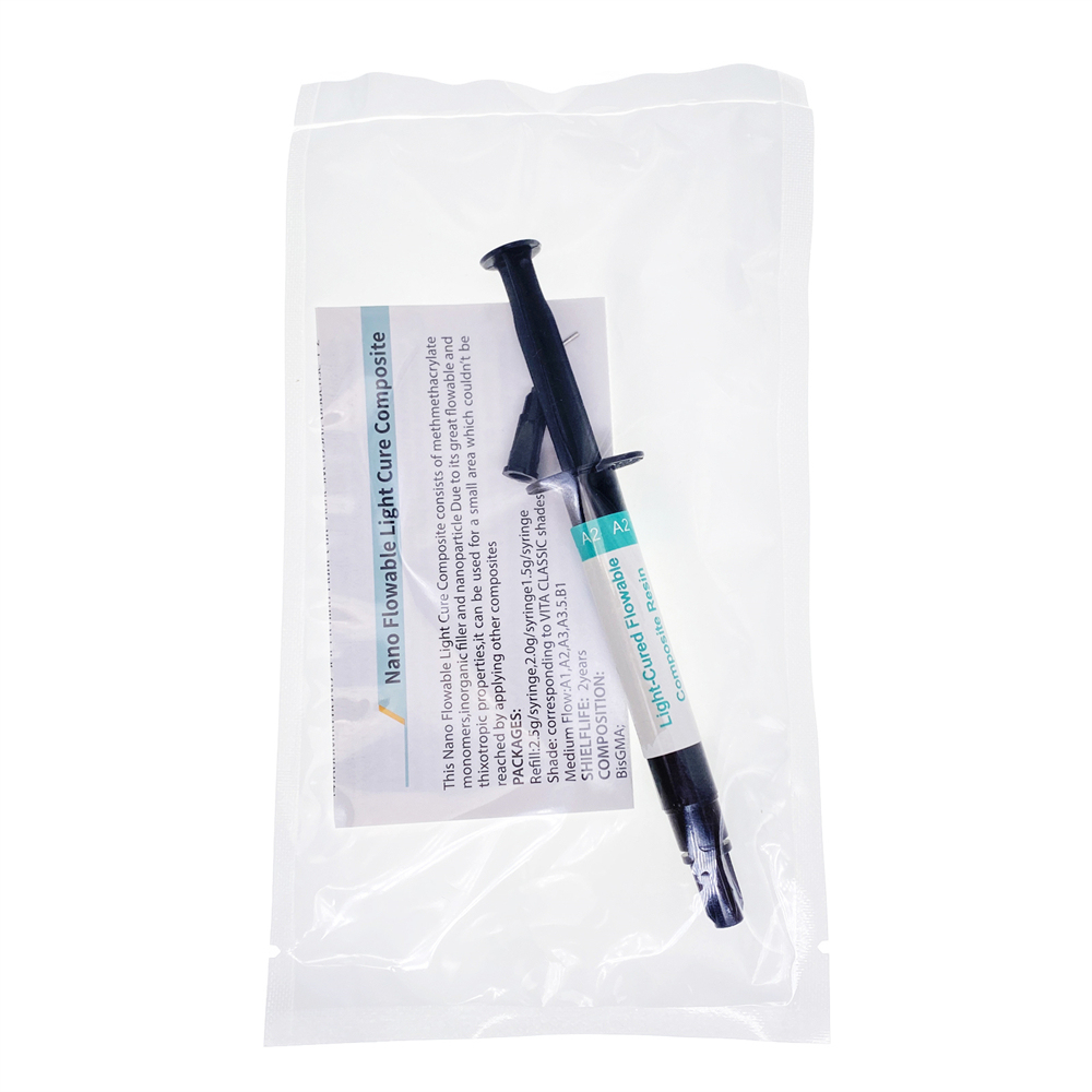 Dental Light Cure Flowable Composite Resin For Filling A1/A2/A3/A3.5