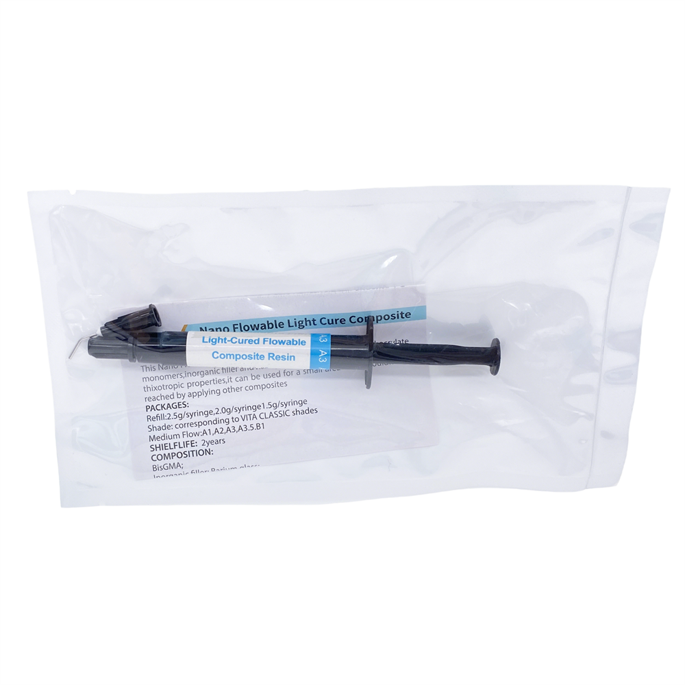 Dental Light Cure Flowable Composite Resin For Filling A1/A2/A3/A3.5