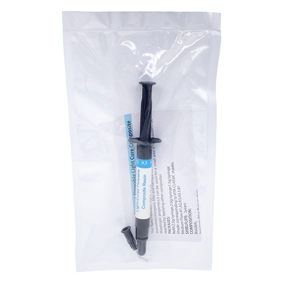 Dental Light Cure Flowable Composite Resin For Filling A1/A2/A3/A3.5