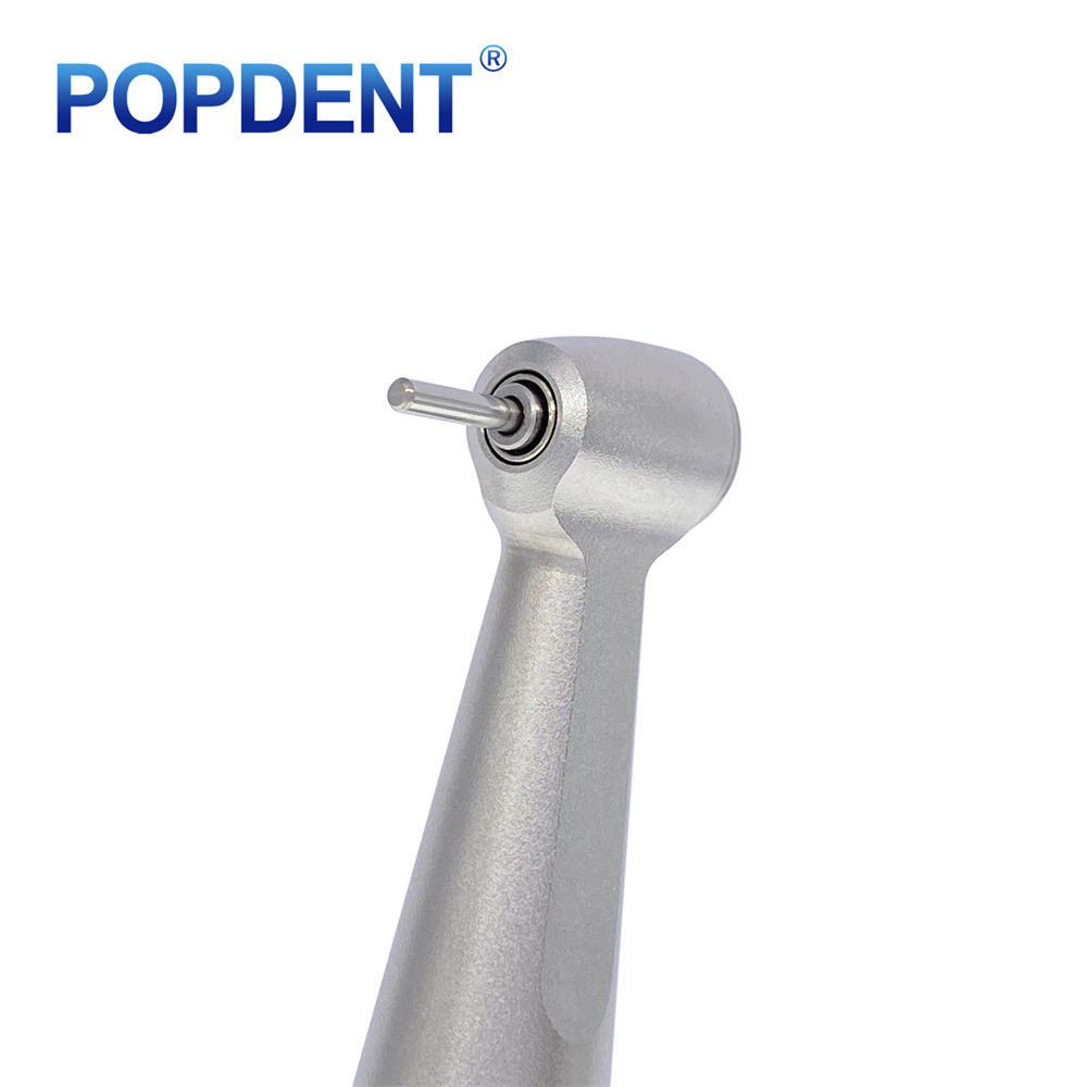 POPDENT Dental Slow Speed Contra Angle Handpiece 1.6mm Friction Grip Push Button