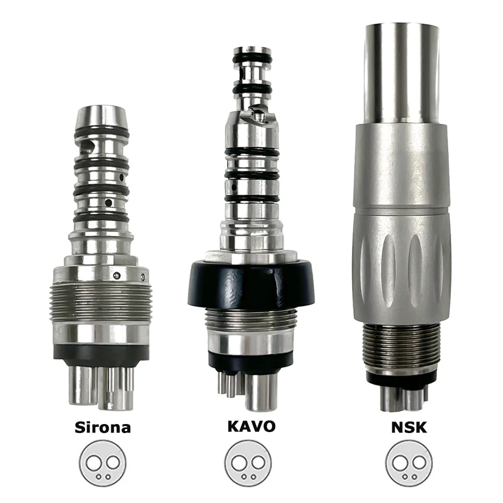 Dental High Speed Air Turbine Quick Swivel Coupler Non-optic For Sirona KAVO NSK
