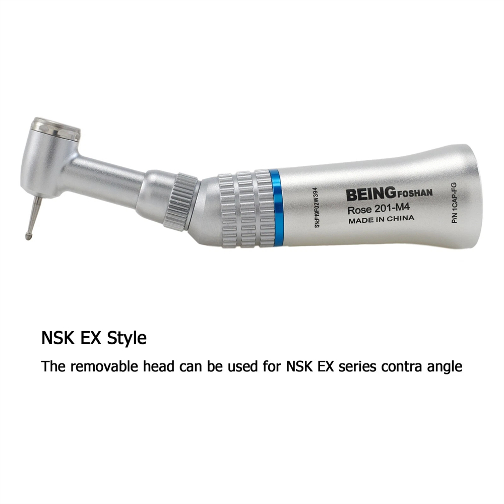 BEING Dental Low Slow Speed Straight Handpiece Air Motor Contra Angle 4 Hole Fit NSK