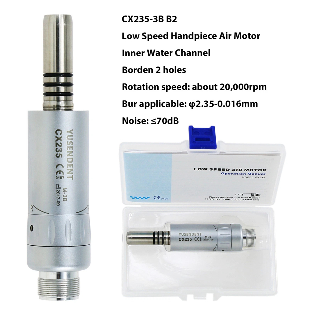 COXO Dental Low Speed Handpiece Contra Angle/Straight Inner Water Air Motor