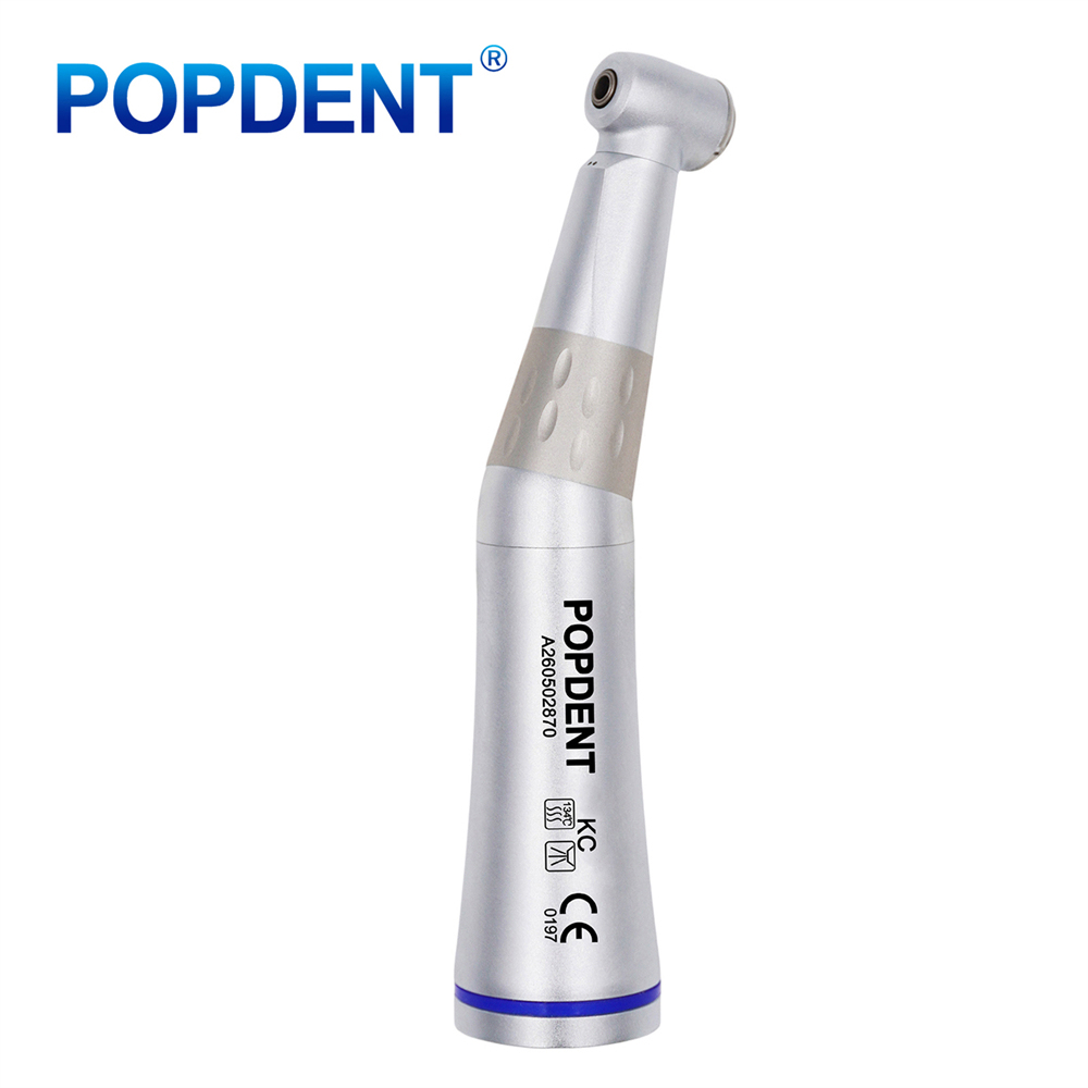 POPDENT Dental Slow Low Speed Handpiece Straight Contra Angle Air Motor 4/2Holes