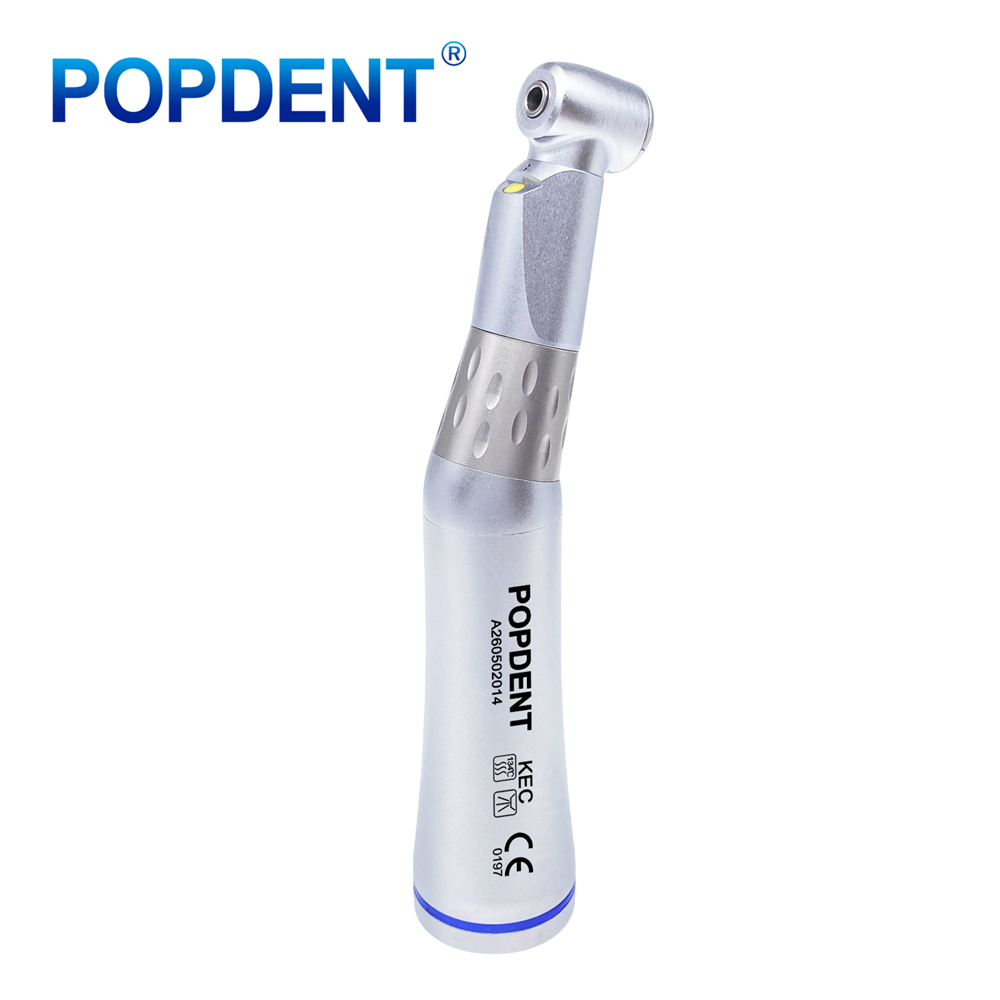 POPDENT Dental Slow Low Speed Handpiece Straight Contra Angle Air Motor 4/2Holes