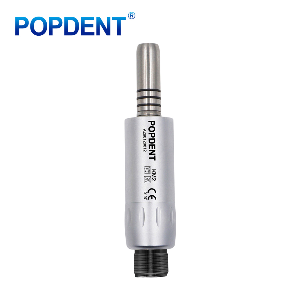 POPDENT Dental Slow Low Speed Handpiece Straight Contra Angle Air Motor 4/2Holes