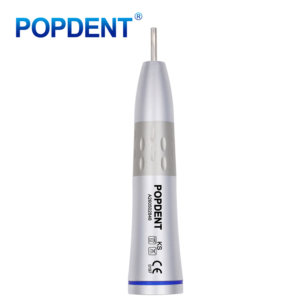 POPDENT Dental Slow Low Speed Handpiece Straight Contra Angle Air Motor 4/2Holes