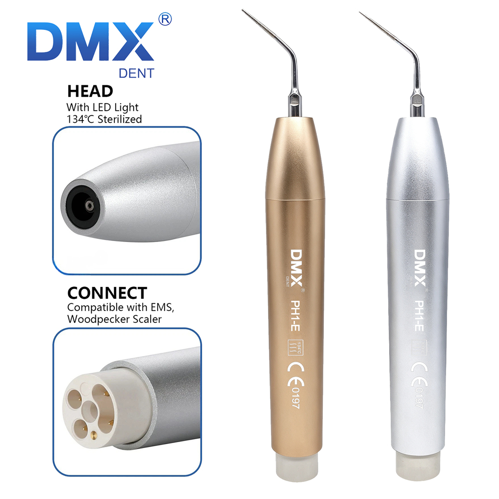 DMXDENT PH1-E Dental LED Light Ultrasonic Piezo Scaler Handpiece For EMS Woodpecker