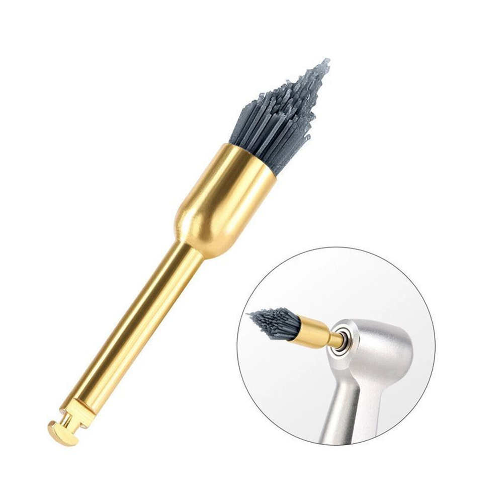 25Pcs Dental Kerr Occlubrush Style Finishing Polishing Polisher Prophy Alumina Brushes