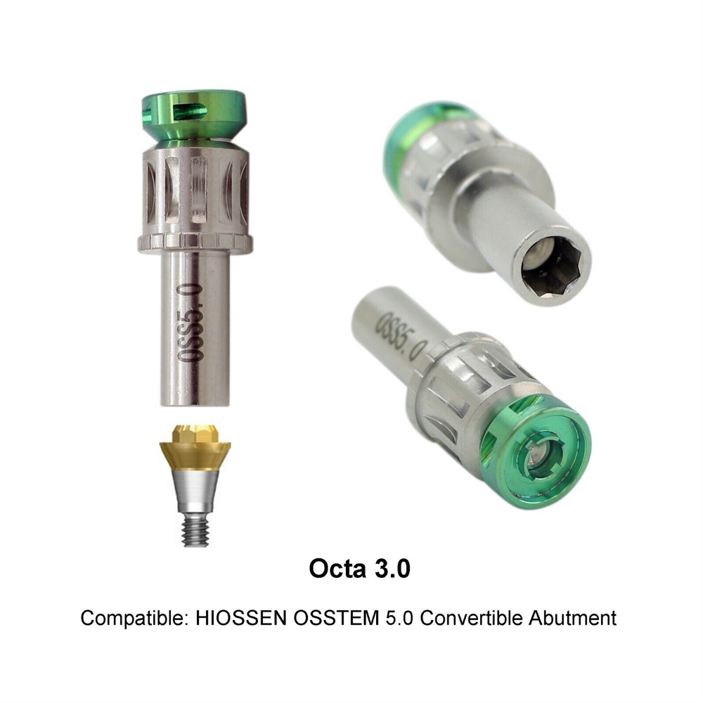 Implant Locator Abutment Driver Torque Wrench Straight Multi-Unit Osstem Port