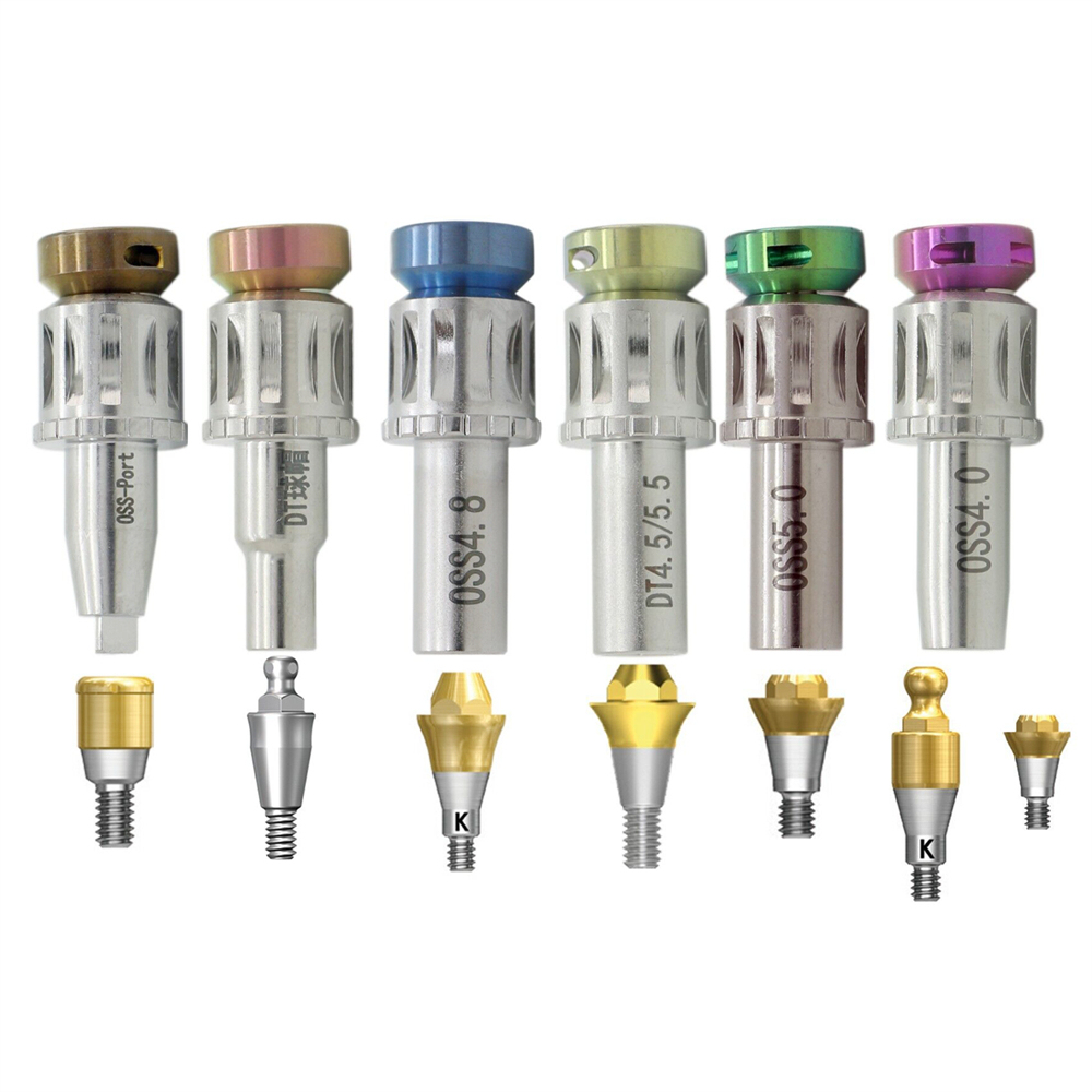 Implant Locator Abutment Driver Torque Wrench Straight Multi-Unit Osstem Port