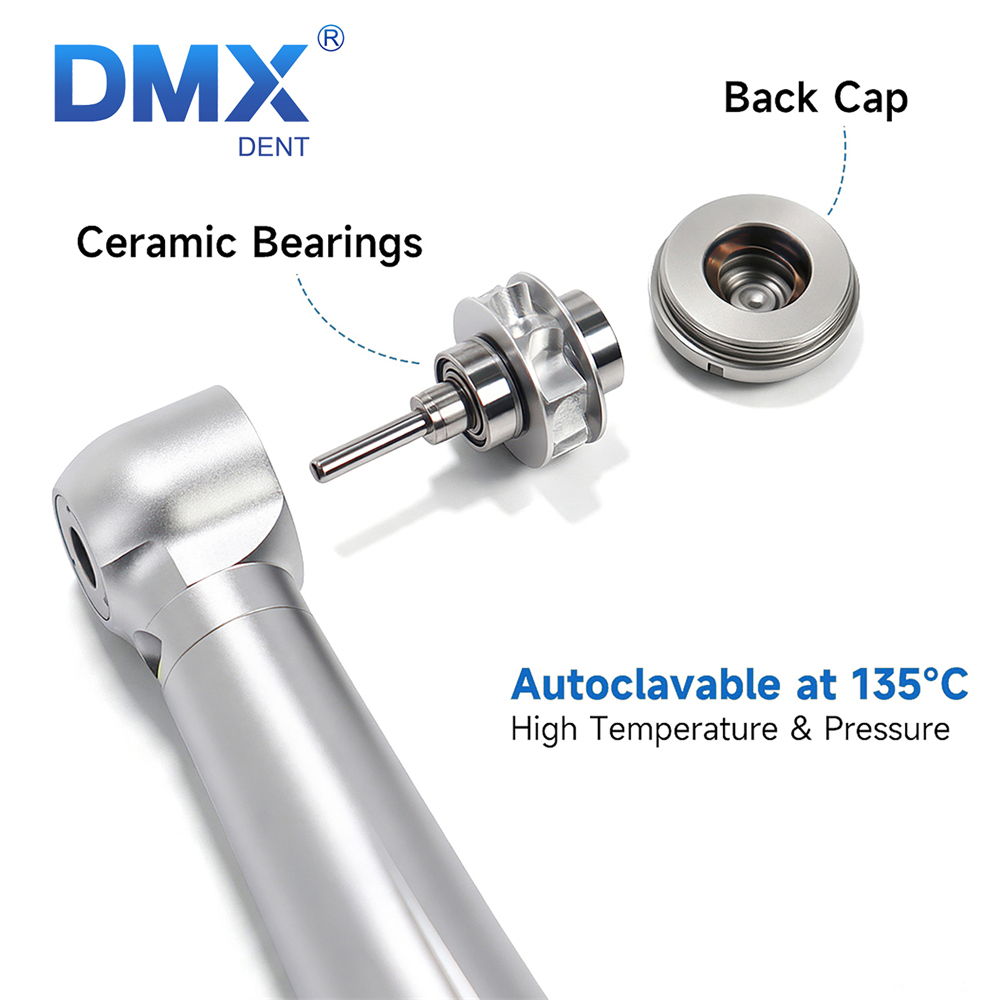 DMXDENT S16-E Dental E-generator LED High Speed Handpiece Standard/Torque Head