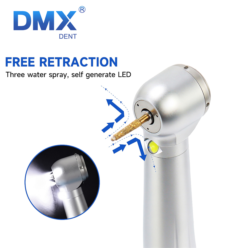 DMXDENT S16-E Dental E-generator LED High Speed Handpiece Standard/Torque Head
