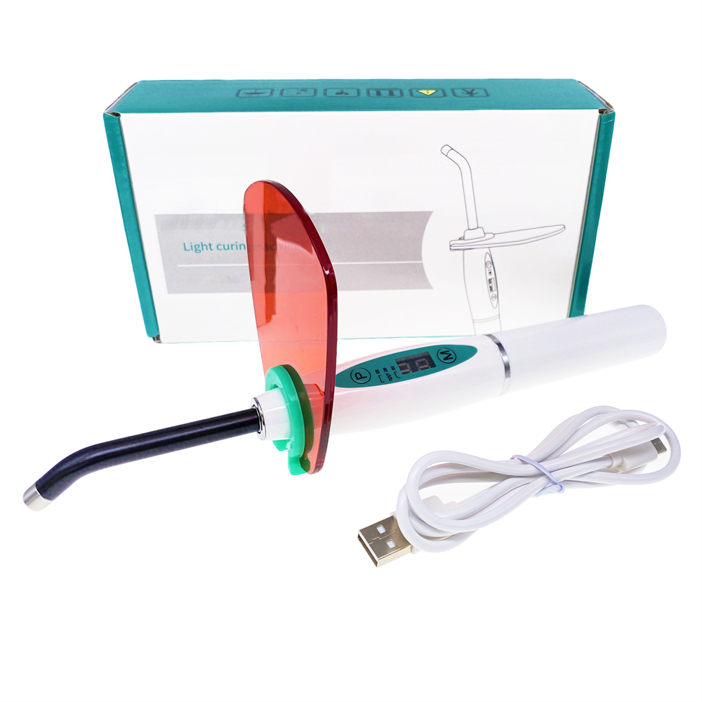 Dental Wireless Cordless LED Cure Curing Light Lamp 2000mw 5W Tool Resin Cure