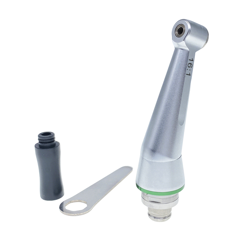 Dental 1:1/16:1 Push Contra Angle Head for Endo Motor Endodontic Handpiece