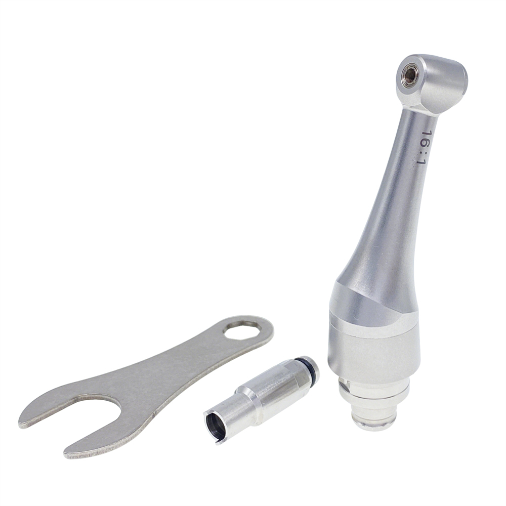 Dental 1:1/16:1 Push Contra Angle Head for Endo Motor Endodontic Handpiece
