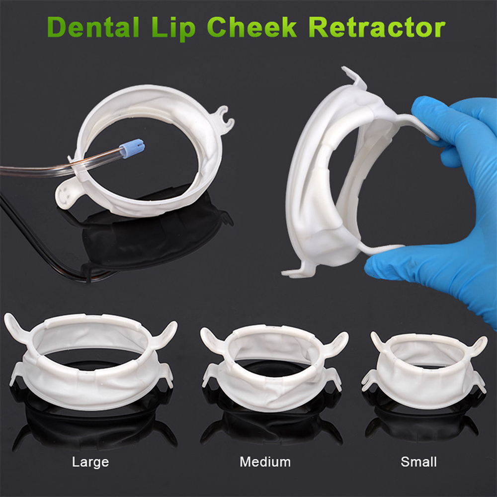 10pcs Dental Mouth Opener Disposable Cheek Retractor Rubber Dam Expanders