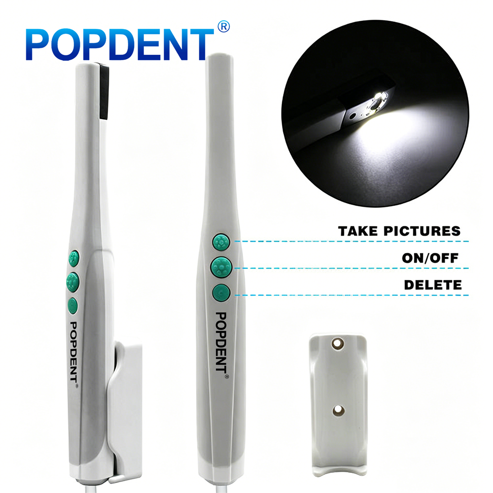 POPDENT  Dental Intra Oral Camera USB Digital Imaging Intraoral Endoscope 6 LED