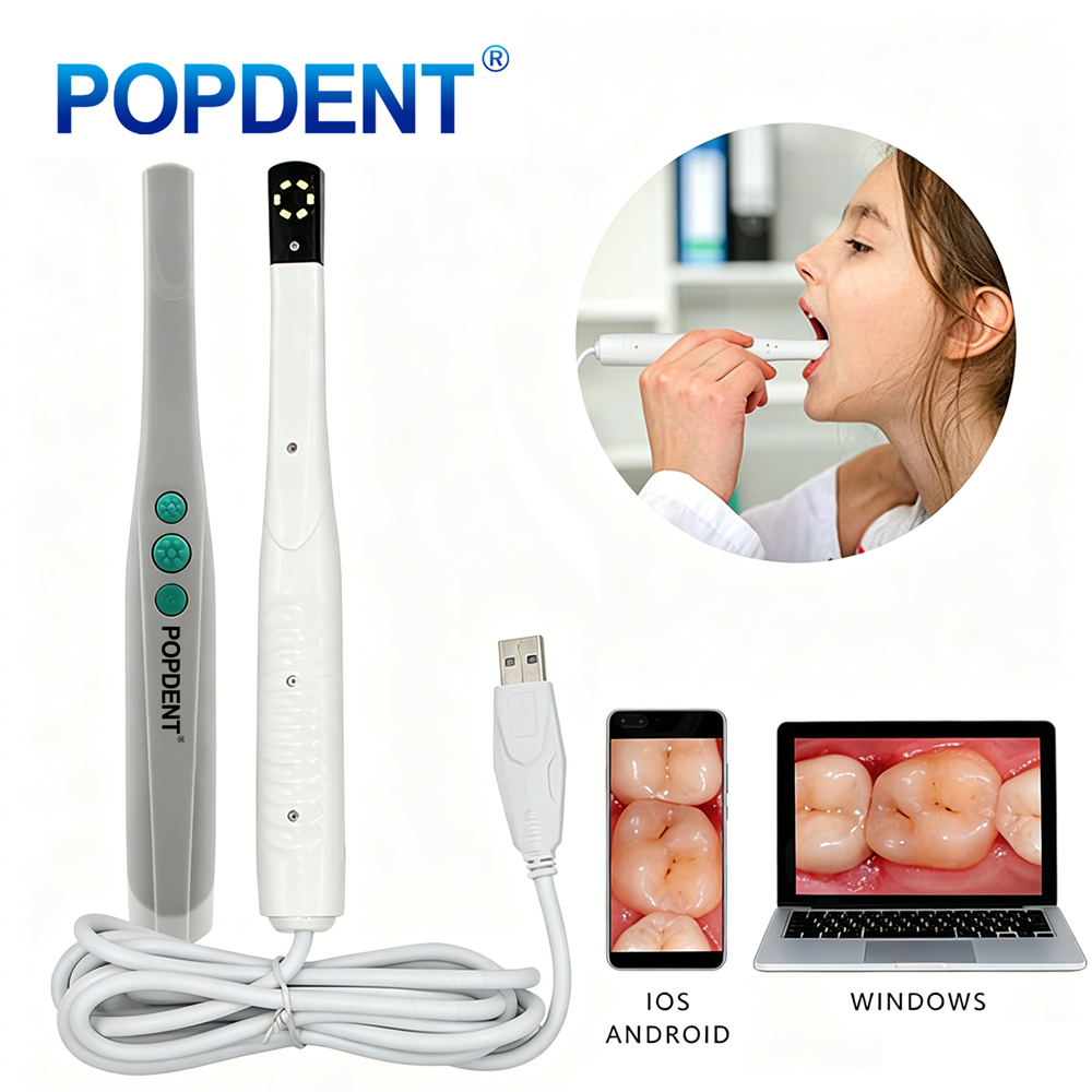 POPDENT  Dental Intra Oral Camera USB Digital Imaging Intraoral Endoscope 6 LED